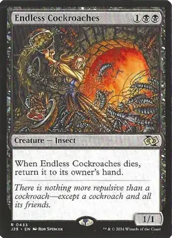 Endless Cockroaches Jumpstart 25 rare #433 Magic the Gathering - Image 1