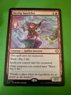 Hexing Squelcher 145 Regular - MTG ECL - M/NM Unplayed FAST2SHIP!! - Image 1