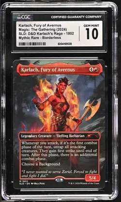 Karlach, Fury of Avernus #1802 2024 Magic: The Gathering SLD: D&D CGC 10 - Image 1