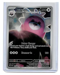 Pokemon TCG Bewear 079/064 Shrouded Fable Illustration Rare Holo NM VERY NICE! - Image 1