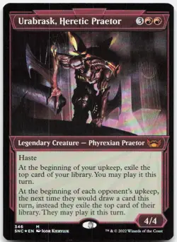 Urabrask, Heretic Praetor (Showcase) *Foil* SNC 346 NM-LP - Image 1