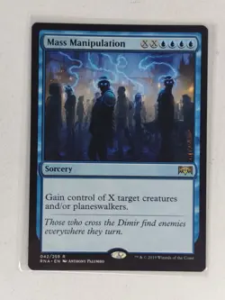 Mass Manipulation - Ravnica Allegiance (RNA) MTG Magic the Gathering - NM+ - Image 1
