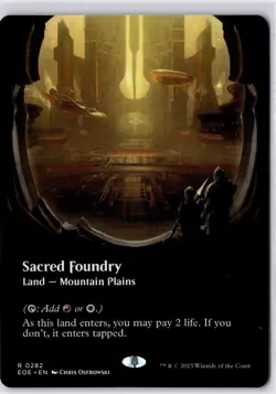 Sacred Foundry (Borderless) Edge of Eternities Regular NM R 0282 - Image 1