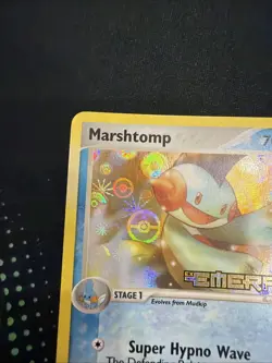 Pokemon EX Emerald Marshtomp Reverse Holo Card 36/106 TCG Holo LP - Image 2