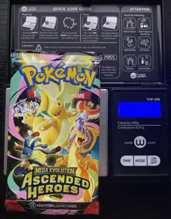 Pokemon Ascended Heroes Booster Pack 23.58g (God PackU) (Heavy) - Image 1
