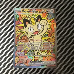Meowth ex 121/088 SIR ME03: Perfect Order Pokemon Special Illustration Rare Mint - Image 1