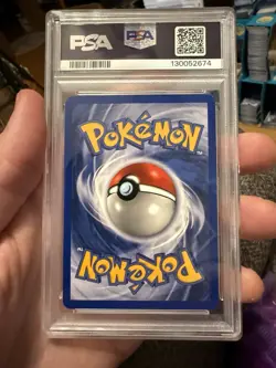 2000 POKEMON PROMO BLACK STAR POKEMON LEAGUE #9 MEW-HOLO PSA 9 W FACE SWIRL - Image 2