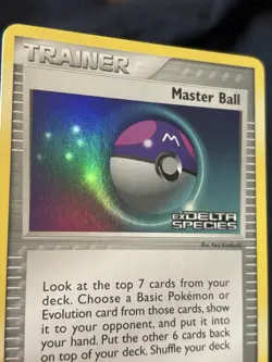 Near Mint Master Ball 99/113: Delta Species Reverse Holo Uncommon - Image 1