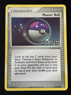 Near Mint Master Ball 99/113: Delta Species Reverse Holo Uncommon - Image 2