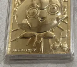 Jigglypuff 1999 Burger King Nintendo Pokemon 23K Gold Plated Trading Card - Image 2