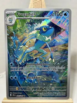 Frogadier 089/086 Chaos Rising Full Art Holo Rare Pokemon Card NM - Image 1