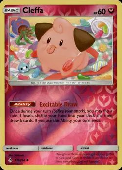 Cleffa 131/214 Uncommon Unbroken Bonds Reverse Holo Multi Item Discount NM - Image 1