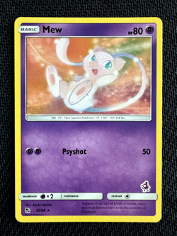 Stamped - Mew 32/68 - Pokemon Hidden Fates - Battle Academy - Image 1