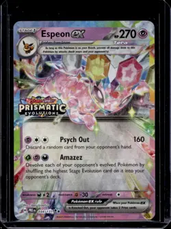 2025 Pokemon Prismatic Evolutions Espeon ex Promos #034/131 - Image 1