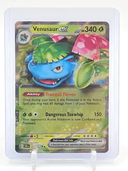 VENUSAUR EX 2024 POKEMON STELLAR CROWN #001/142 DOUBLE RARE Q3901 - Image 1