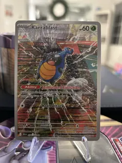 Pokemon TCG Karrablast 094/086 Black Bolt Illustration - Image 1