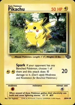 Pikachu 60/64 Common Jungle Multi Item Discount MP - Image 1