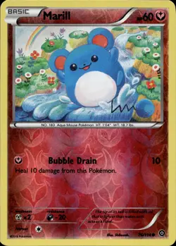 Marill 76/114 Common Steam Siege Reverse Holo Multi Item Discount NM - Image 1