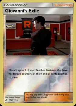 Giovanni's Exile 174/214 Unbroken Bonds Reverse Holo Multi Item Discount NM - Image 1