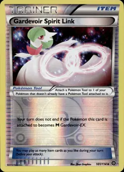 Gardevoir Spirit Link 101/114 Steam Siege Reverse Holo Multi Item Discount NM - Image 1