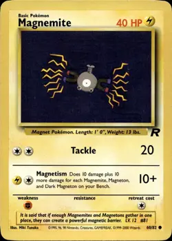 Magnemite 60/82 Common Team Rocket Multi Item Discount MP - Image 1