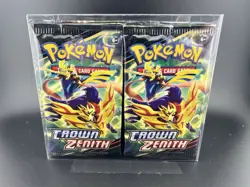 36x Crown Zenith Booster Pokemon Pack Lot FACTORY SEALED PACKS + Case + 8xPromos - Image 2