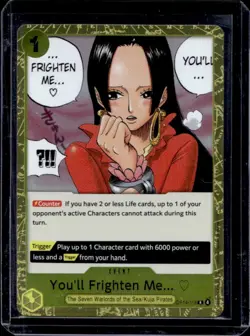 2026 One Piece Azure Sea's Seven You'll Frighten Me... Rare #OP14-118 - Image 1