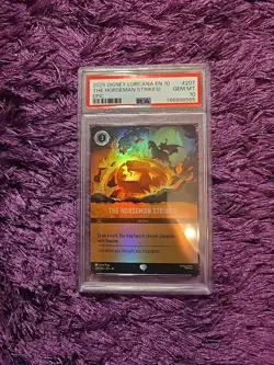 Disney Lorcana Whisper In The Well THE HORSEMAN STRIKES Epic Foil 207/204 PSA 10 - Image 1