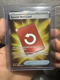Pokemon Special Red Card Trainer-Item CR1 Holo 113/086 English TCG - Image 1