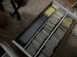 Mixed Lot Collectible Trading Cards in Storage Box Large Box bulk full of halos! - Image 1