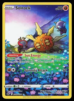 Solrock GG15/GG70 Holo Crown Zenith Galarian Gallery Pokemon Card - Image 1