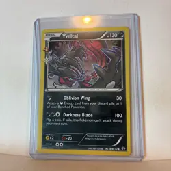 Yveltal RC16/RC32 XY Generations Radiant Collection Pokemon Rare Holo Card LP - Image 3