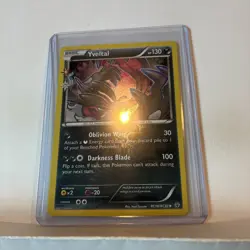 Yveltal RC16/RC32 XY Generations Radiant Collection Pokemon Rare Holo Card LP - Image 4
