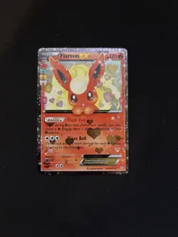 Pokemon TCG Generations Flareon EX Holo Rare Card RC6/RC32 Radiant Collection - Image 1