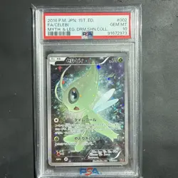 PSA 10 Celebi Pokemon Mythical and Legendary Secret Rare Pokemon Card - Image 1