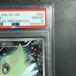 PSA 10 Celebi Pokemon Mythical and Legendary Secret Rare Pokemon Card - Image 2