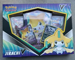 COFFRET CARTE POKEMON NEUF SCELLE JIRACHI EX 180 PV 4 BOOSTERS - Image 1