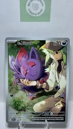N's Zorua 189 Promo Scarlet & Violet Promo Pokemon 189 Near Mint - Image 1