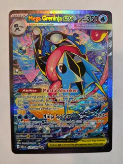 Mega Greninja EX 116/086 SIR Chaos Rising Special Illustration Rare Pokemon Card - Image 1