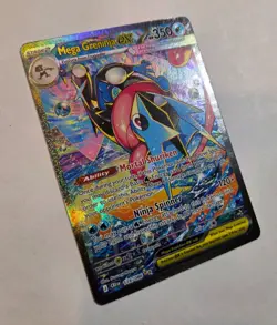 Mega Greninja EX 116/086 SIR Chaos Rising Special Illustration Rare Pokemon Card - Image 3