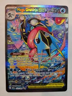 Mega Greninja EX 116/086 SIR Chaos Rising Special Illustration Rare Pokemon Card - Image 5
