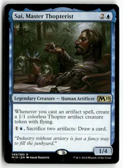 Sai, Master Thopterist 69 Rare: Core Set 2020 Magic: The Gathering LP - Image 1