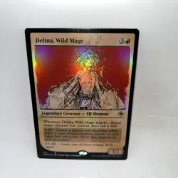 Delina, Wild Mage Showcase Adventures Forgotten Realms Magic The Gathering Foil - Image 1