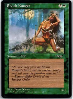 Elvish Ranger (Female) - C - Regular MTG: Alliances 1996 [LP] - Image 1