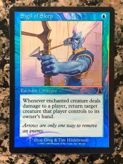 MTG Sigil of Sleep FOIL x1 Urza's Destiny NM Magic the Gathering - Image 1