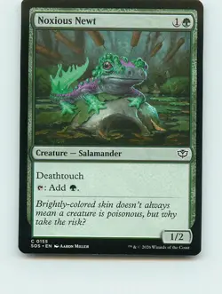 Noxious Newt - C155 - MTG - Secrets of Strixhaven (SOS) - Image 1