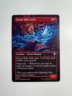 Storm-Kiln Artist (Borderless) 644 MTG Commander Masters - Image 1