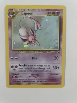 Pokemon Espeon Neo Discovery TCG 1/75 Holo Unlimited Rare Card !!! - Image 1