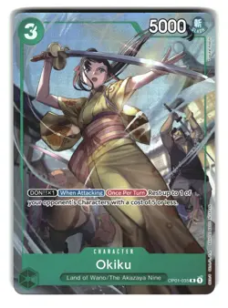 Okiku OP01-035 Premium Collection Games Fest 23-24 Promo One Piece Card - Image 1