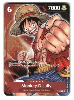 Monkey D Luffy P-001 Premium Collection Games Fest 23-24 Promo One Piece Card - Image 1